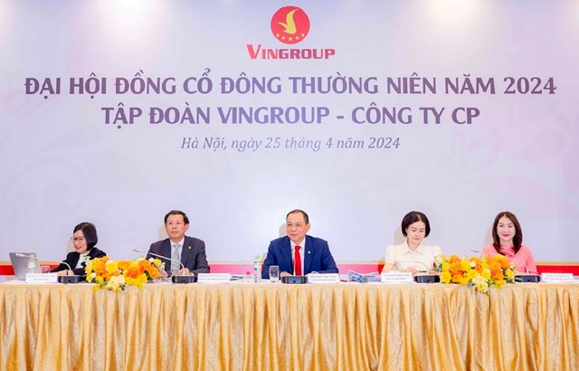 Kỳ họp Đại hội đồng cổ đông thường niên năm 2024 của Vingroup nhận được sự quan tâm, tham gia của đông đảo các cổ đông.