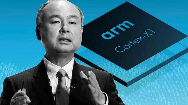 Thương vụ Arm - Nvidia đổ vỡ khiến gi&aacute; cổ phiếu SoftBank giảm trong thời gian gần đ&acirc;y. Ảnh: Financial Times.
