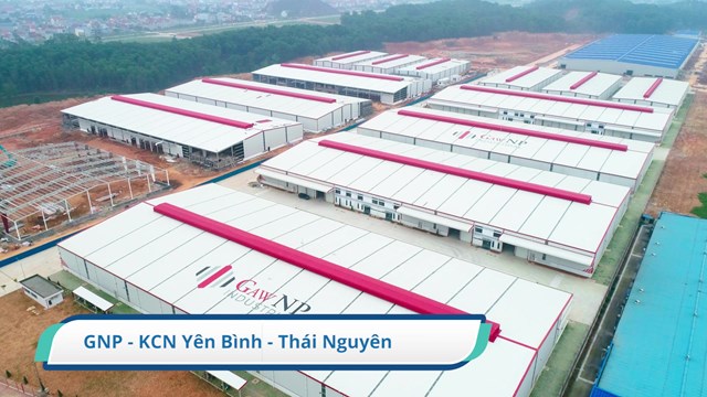 Khu c&ocirc;ng nghiệp Y&ecirc;n B&igrave;nh ở tỉnh Th&aacute;i Nguy&ecirc;n do GNPI đầu tư. Ảnh: GNPI