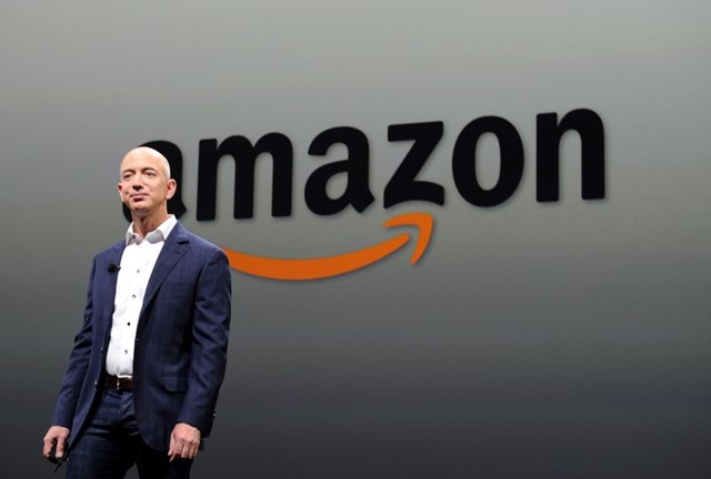 &Ocirc;ng Jeff Bezos. Ảnh: AFP