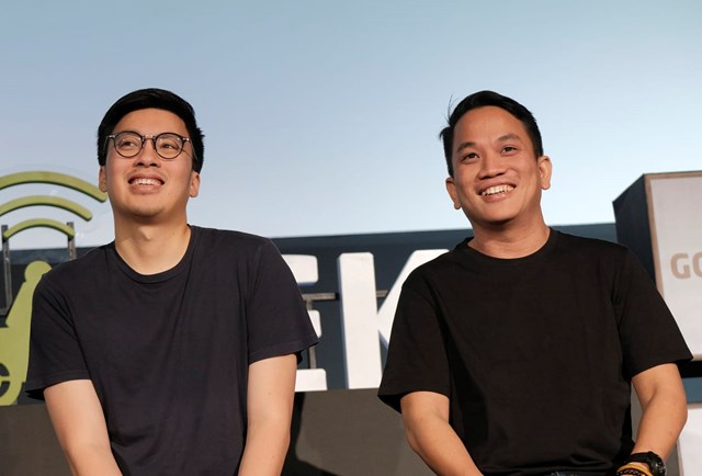 Kevin Aluwi và William Tanuwijaya. Ảnh: CNBC