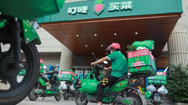 Dingdong ch&iacute;nh thức ra mắt tr&ecirc;n s&agrave;n NYSE v&agrave;o ng&agrave;y 29 th&aacute;ng 6. Ảnh: Dingdong