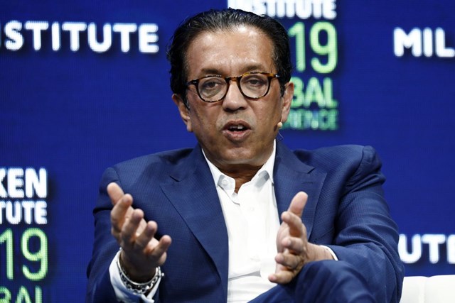 &Ocirc;ng&nbsp;Rajeev Misra, gi&aacute;m đốc điều h&agrave;nh SoftBank Investment Advisers. Ảnh: Bloomberg