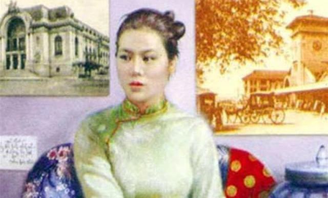 Ch&acirc;n dung b&agrave; Sương Nguyệt Anh