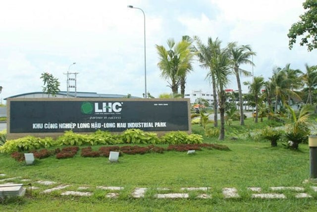 Khu C&ocirc;ng nghiệp Long Hậu. Ảnh: Internet.