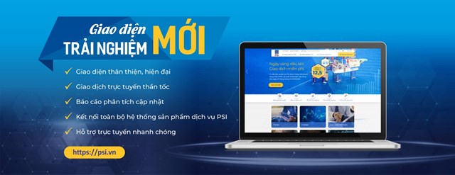 Chứng kho&aacute;n Dầu kh&iacute; (PSI) ch&iacute;nh thức ra mắt phi&ecirc;n bản website mới. Ảnh: PSI.