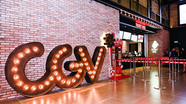 Cụm rạp chiếu film CGV của Tập đo&agrave;n CJ.