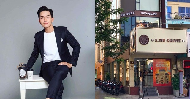 Đinh C&ocirc;ng Đạt v&agrave; thương hiệu S.Tix Coffee. Nguồn: Internet