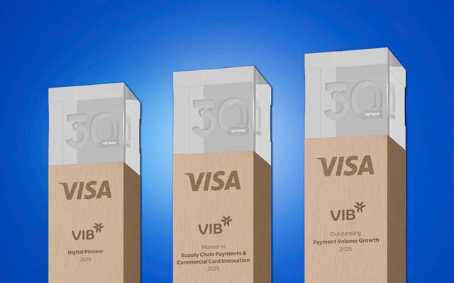 Tăng trưởng chi ti&#234;u thẻ vượt trội, ti&#234;n phong c&#244;ng nghệ v&#224; đổi mới: VIB nhận 3 giải thưởng từ Visa - Ảnh 2