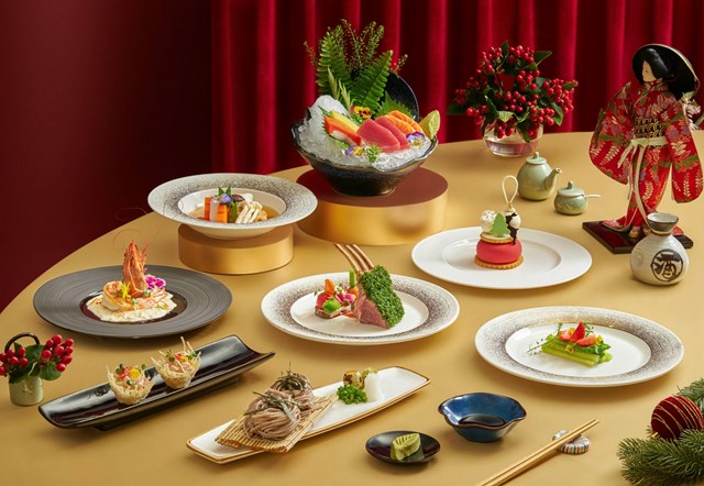 Thực đơn Kaiseki 8 m&oacute;n thượng hạng tại nh&agrave; h&agrave;ng Nhật Bản Edo.