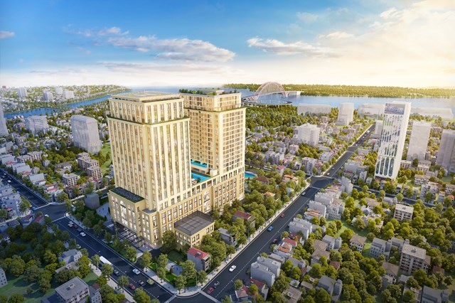 BRG Legend t&iacute;ch hợp kh&ocirc;ng gian xanh, c&ugrave;ng nhiều tiện &iacute;ch cao cấp, sang trọng.