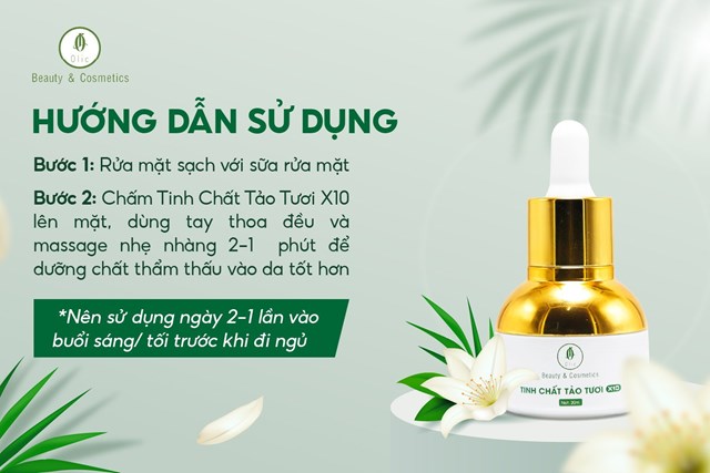 Tinh chất tảo tươi X10 – giải ph&#225;p t&#225;i tạo v&#224; phục hồi l&#224;n da - Ảnh 3