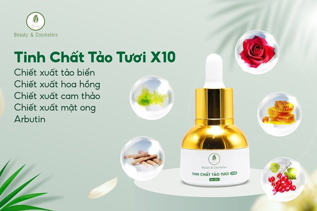 Tinh chất tảo tươi X10 – giải ph&#225;p t&#225;i tạo v&#224; phục hồi l&#224;n da - Ảnh 2