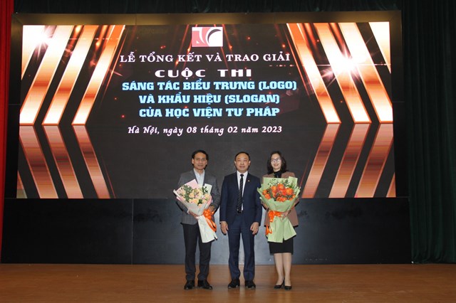 Lễ tổng kết v&#224; trao giải Cuộc thi S&#225;ng t&#225;c biểu trưng (logo) v&#224; khẩu hiệu (slogan) của Học viện Tư ph&#225;p - Ảnh 4