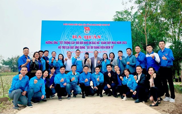 Đo&#224;n Thanh ni&#234;n huyện Thanh Tr&#236; khắc s&#226;u lời dạy của B&#225;c “M&#249;a xu&#226;n l&#224; Tết trồng c&#226;y” - Ảnh 1