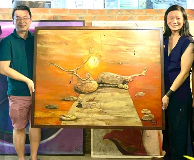 Họa sỹ Đ&#224;o Anh Kh&#225;nh: Hạnh ph&#250;c khi được “phi&#234;u” c&#249;ng nghệ thuật!  - Ảnh 3