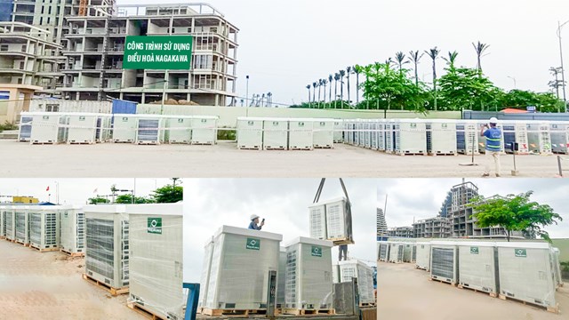 Điều ho&agrave; c&ocirc;ng suất lớn của Nagakawa tr&uacute;ng thầu nhiều c&ocirc;ng tr&igrave;nh lớn trọng điểm quốc gia.