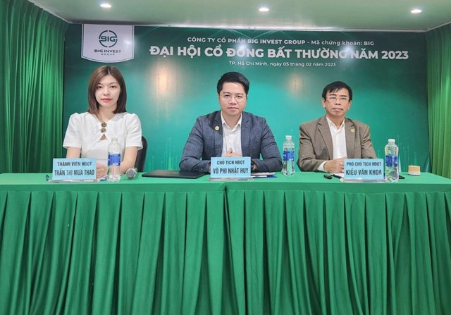 C&aacute;c Th&agrave;nh vi&ecirc;n HĐQT c&ocirc;ng ty tại Đại Hội Cổ Đ&ocirc;ng Bất Thường năm 2023
