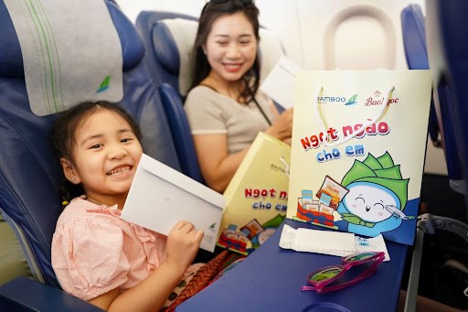 Bamboo Airways v&agrave; Bảo Ngọc gửi gắm th&ocirc;ng điệp 1/6 đầy &yacute; nghĩa &ldquo;Ngọt ng&agrave;o cho em&rdquo;