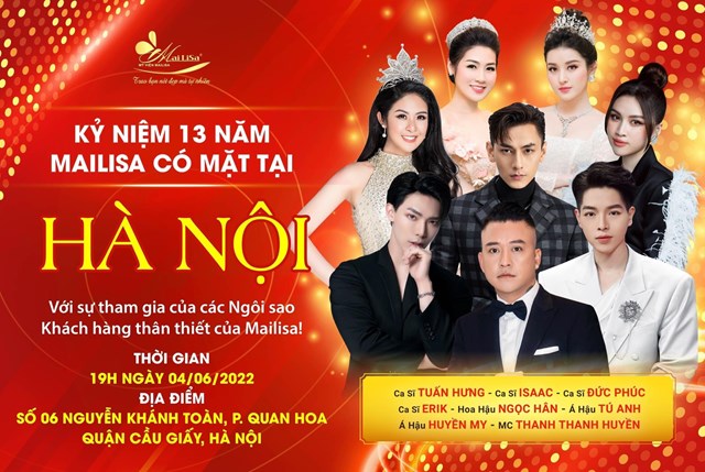 D&#224;n si&#234;u xe ‘khủng’ hội tụ ch&#224;o mừng lễ kỷ niệm 13 năm Thẩm mỹ viện Mailisa c&#243; mặt tại H&#224; Nội - Ảnh 1