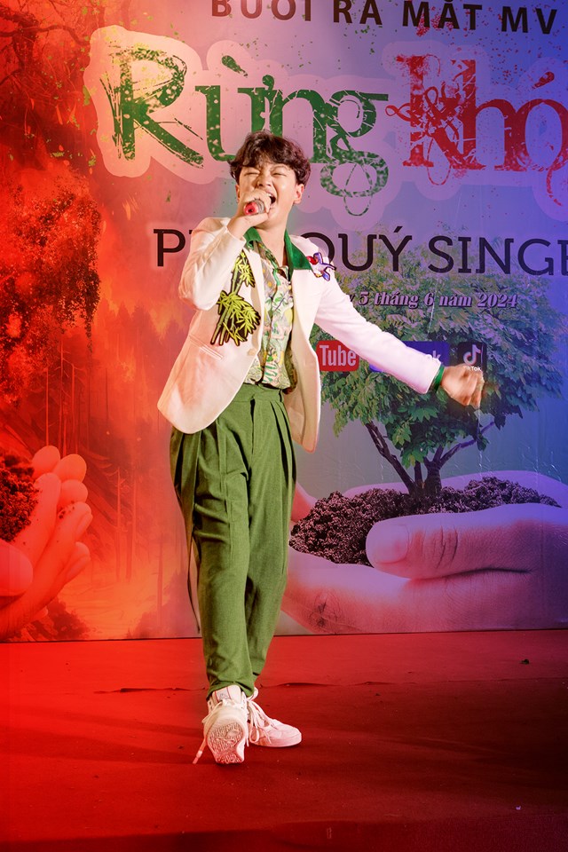 Ca sĩ nh&#237; Cao Ph&#250; Qu&#253; ra mắt MV “Rừng kh&#243;c” để truyền tải th&#244;ng điệp bảo vệ m&#244;i trường - Ảnh 2
