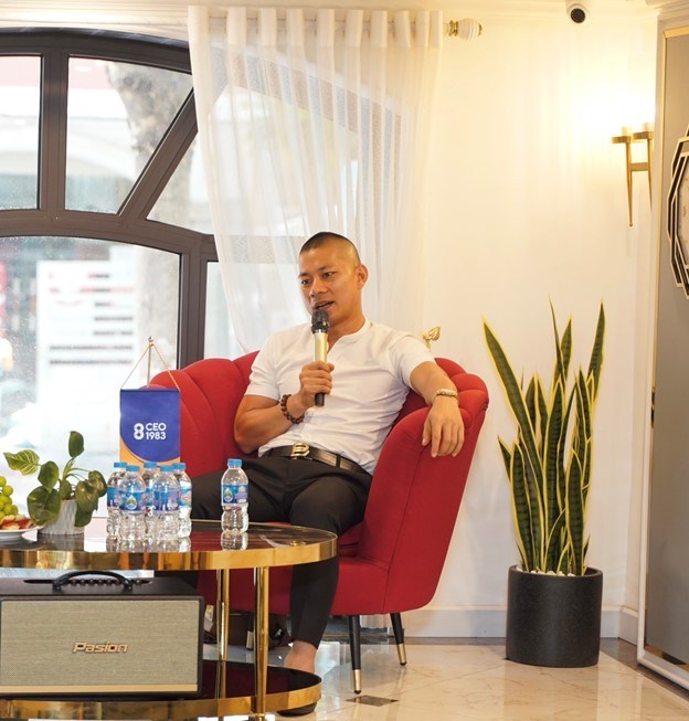 Chủ tịch HĐQT C&ocirc;ng ty cổ phần thời trang nam L&ecirc; Xu&acirc;n T&ugrave;ng chia sẻ tại sự kiện