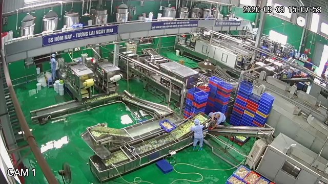 Dây chuyền sản xuất của Vietfoods Dây chuyền sản xuất của Vietfoods