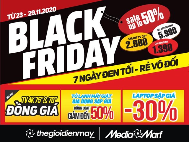 H&#224;ng điện m&#225;y giảm kịch s&#224;n dịp Black Friday - Ảnh 1