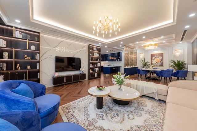 Nội thất v&agrave; thiết kế đẳng cấp thượng lưu tại Diamond Residence H&agrave; Nội