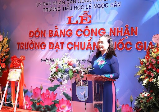 Trường Tiểu học L&#234; Ngọc H&#226;n: Viết tiếp truyền thống tự h&#224;o 100 năm  - Ảnh 1