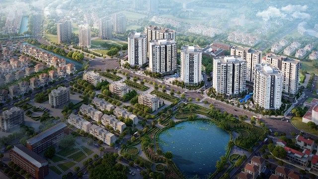 Le Grand Jardin ghi điểm với khách hàng nhờ mật độ xây dựng thấp (chỉ 39%), không gian sống xanh, gần gũi với thiên nhiên, hệ thống tiện ích đầy đủ. 