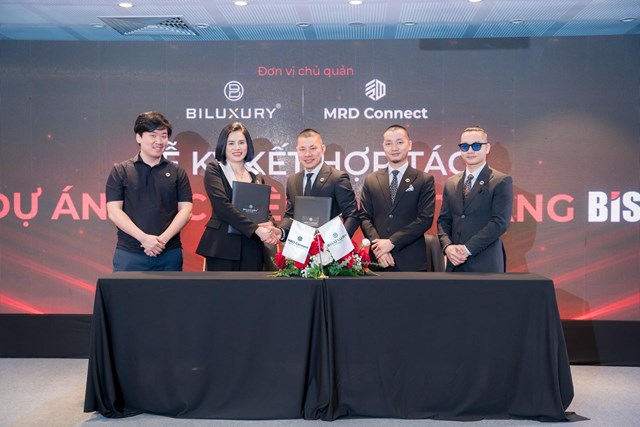 Lễ k&yacute; kết hợp t&aacute;c giữa Biluxury v&agrave; MRD Connect