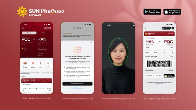 Ứng dụng Sun PhuQuoc Airways &nbsp;