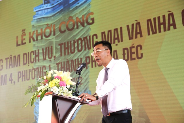 &Ocirc;ng Nguyễn Anh Tuấn, Ph&oacute; Tổng Gi&aacute;m đốc Tập đo&agrave;n T&amp;T Group ph&aacute;t biểu tại sự kiện.