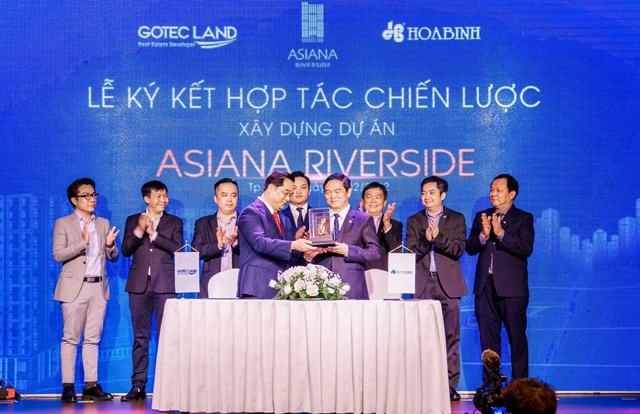 Tập đo&#224;n X&#226;y dựng H&#242;a B&#236;nh k&#237; kết hợp t&#225;c chiến lược với Gotec Land x&#226;y dựng dự &#225;n Asiana Riverside - Ảnh 1