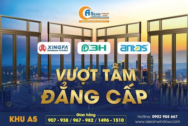 AseanWindow hứa hẹn sẽ l&#224; điểm s&#225;ng tại Vietbuild H&#224; Nội 202 - Ảnh 1