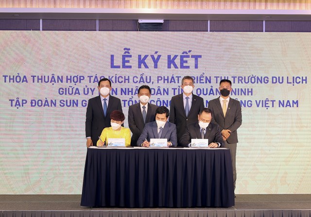 Tỉnh Quảng Ninh, Sun Group v&#224; Vietnam Airlines hợp t&#225;c chiến lược to&#224;n diện - Ảnh 1