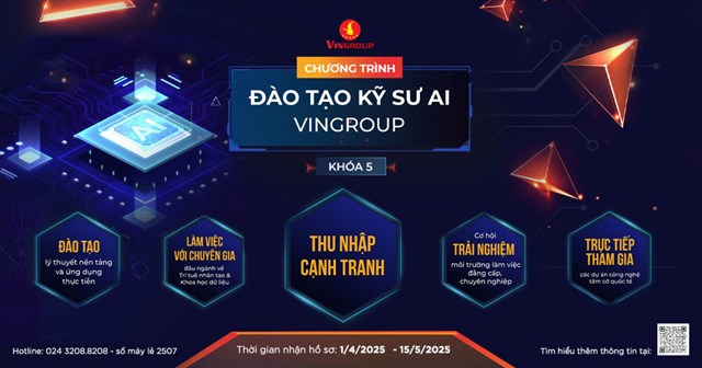 Chương tr&igrave;nh Đ&agrave;o tạo Kỹ sư AI Vingroup ch&iacute;nh thức khởi động m&ugrave;a 6 &ndash; năm 2025 &nbsp;