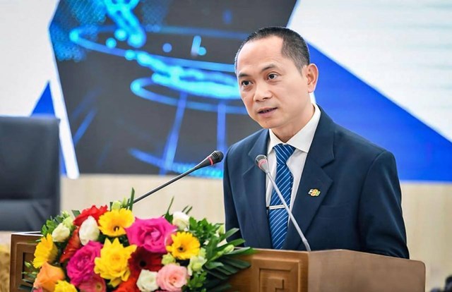 &Ocirc;ng Ho&agrave;ng Trung Ki&ecirc;n, Tổng Gi&aacute;m đốc FPT Retail ph&aacute;t biểu. &nbsp;