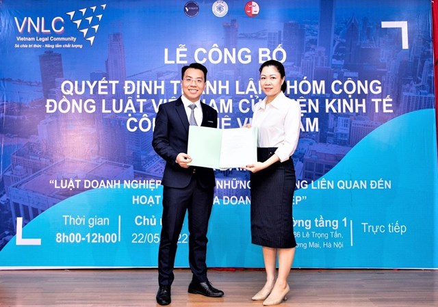 Tưng bừng ra mắt Nhóm cộng đồng Luật Việt Nam thuộc Viện Kinh tế Công nghệ Việt Nam - Ảnh 4