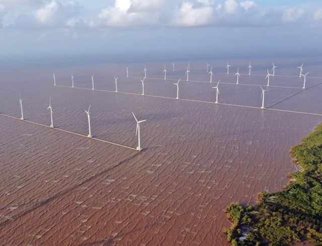 Hiện c&oacute; 9&nbsp;dự &aacute;n&nbsp;điện gi&oacute; nối lưới với tổng c&ocirc;ng suất khoảng 440 MW đang vận h&agrave;nh.