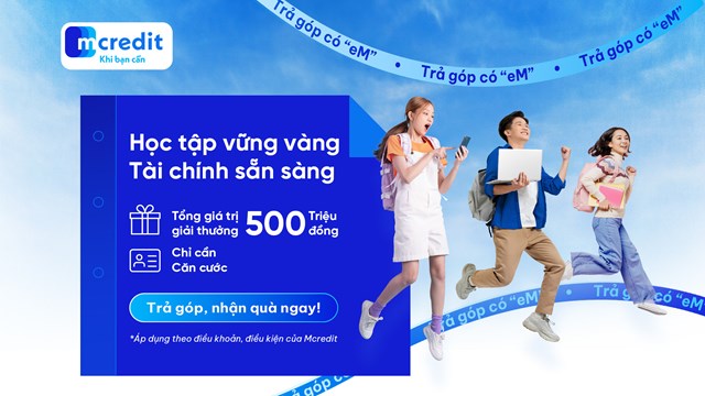 Chương tr&igrave;nh khuyến m&atilde;i &ldquo;Trả g&oacute;p c&oacute; eM: Học tập vững v&agrave;ng &ndash; T&agrave;i ch&iacute;nh sẵn s&agrave;ng&rdquo; diễn ra từ nay đến hết ng&agrave;y 31/10/2025 &nbsp;