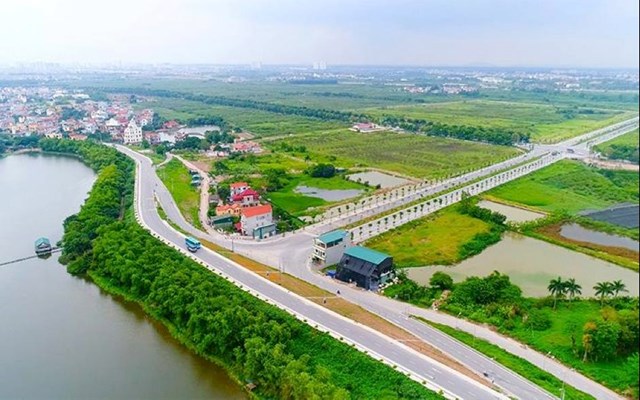 Trong tiến tr&igrave;nh l&ecirc;n Quận, Gia L&acirc;m tập trung ph&aacute;t triển mạnh c&aacute;c mảng kh&ocirc;ng gian xanh &nbsp;