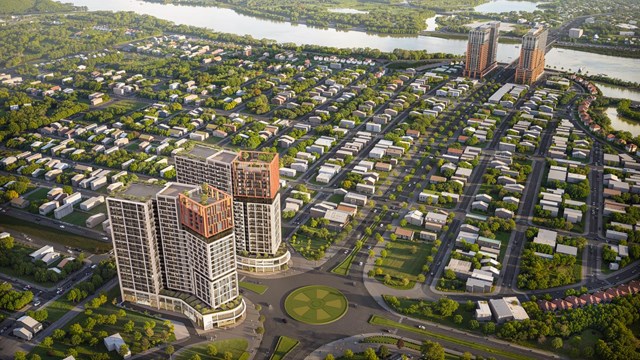 Dự án Cora Tower sở hữu vị trí đắc địa lõi trung tâm Sun NeO City. (Ảnh phối cảnh: Sun Property)   Dự án Cora Tower sở hữu vị trí đắc địa lõi trung tâm Sun NeO City. (Ảnh phối cảnh: Sun Property)  