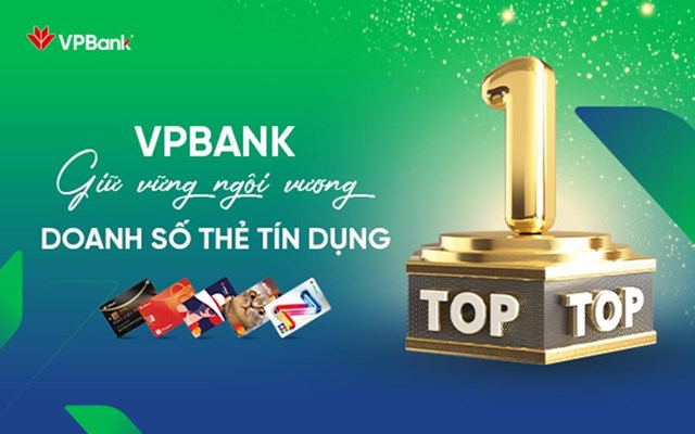 VPBank duy tr&#236; phong độ ấn tượng, giữ vững ng&#244;i đầu thị trường thẻ t&#237;n dụng - Ảnh 1