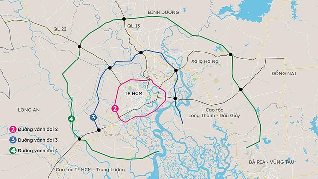 TP HCM c&ugrave;ng với c&aacute;c địa phương đang chuẩn bị l&agrave;m đường V&agrave;nh đai 4.
