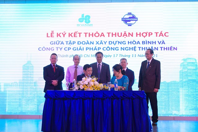 H&#242;a B&#236;nh v&#224; Thuận Thi&#234;n k&#253; kết hợp t&#225;c trong thi c&#244;ng x&#226;y dựng - Ảnh 1