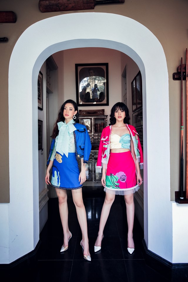 Thế n&ecirc;n, khi đứng cạnh đàn chị Lương Thùy Linh, Đ&ocirc;̃ Thj Hà kh&ocirc;ng h&ecirc;̀ &ldquo;lép v&ecirc;́&rdquo; m&agrave; còn g&acirc;y &acirc;́n tượng mạnh bởi sự "lột x&aacute;c".