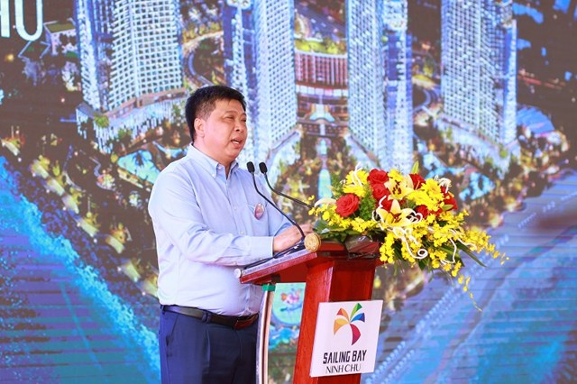 Ông Nguyễn Đức Chi, Chủ tịch HĐQT Tập đoàn Crystal Bay cho biết: Sailing Bay Ninh Chữ được kiến tạo theo xu hướng du lịch trải nghiệm của thế giới.