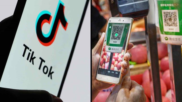 C&aacute;c nh&agrave; chức tr&aacute;ch Trung Quốc đ&atilde; triệu tập 13 c&ocirc;ng ty fintech, bao gồm chủ sở hữu WeChat Pay, Tencent Holdings v&agrave; chủ sở hữu TikTok ByteDance. Ảnh: Getty images/Reuters